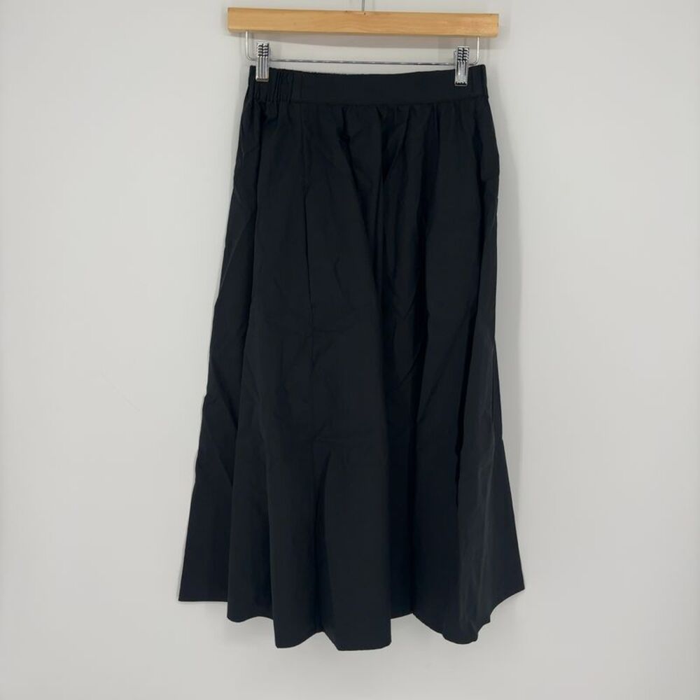 Modern Weaving Relaxed Circle Skirt Black